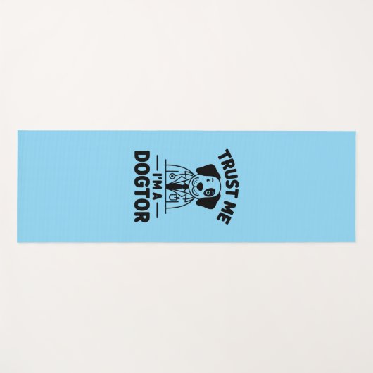 Trust Me I’m a Dogtor ヨガマット (正面(横))