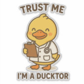 Trust Me, I’m a Ducktor シール (正面)