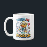 Trust Me I’m a Ducktor Funny Doctor Day コーヒーマグカップ<br><div class="desc">Make Doctor’s Day extra fun with this cute and clever “Trust Me I’m a Ducktor” mug! Perfect for doctors, medical students, nurses, or anyone who loves a good pun. Featuring a playful duck doctor design, this mug is great for coffee, tea, or long hospital shifts. A fun and lighthearted Doctor...</div>