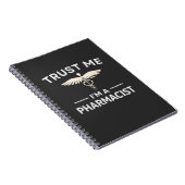 Trust Me I’m a Pharmacist Funny Pharmacy ノートブック (右側)