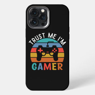 Trust Me Iam A Gamer, おもしろい Gamer引用文 iPhone 13 Pro Maxケース