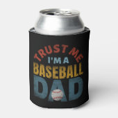 TRUST ME I'M A BASEBALL DAD 缶クーラー (缶正面)