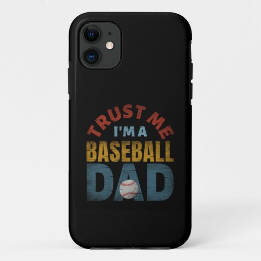 TRUST ME I'M A BASEBALL DAD Case-Mate iPhoneケース (裏面)