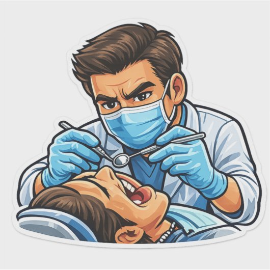 trust me im a dentist シール (正面)