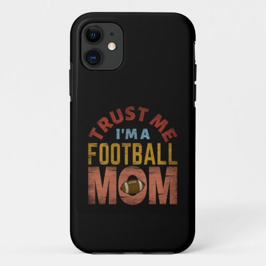 TRUST ME I'M A FOOTBALL MOM Case-Mate iPhoneケース (裏面)