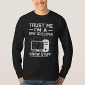 Trust Me I'm A Game Developer I Know Stuff Tシャツ (正面)