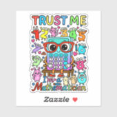 Trust Me Im a Mathematician Cute Math Sticker シール (シート)