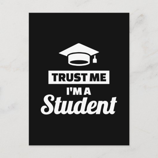 Trust me I'm a Student ポストカード (正面)