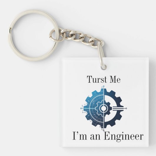 Trust Me, I'm an Engineer – エンジニアネックレスP キーホルダー (正面)