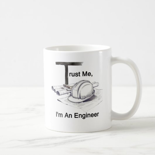 Trust Me I'm An Engineer  コーヒーマグカップ (右)