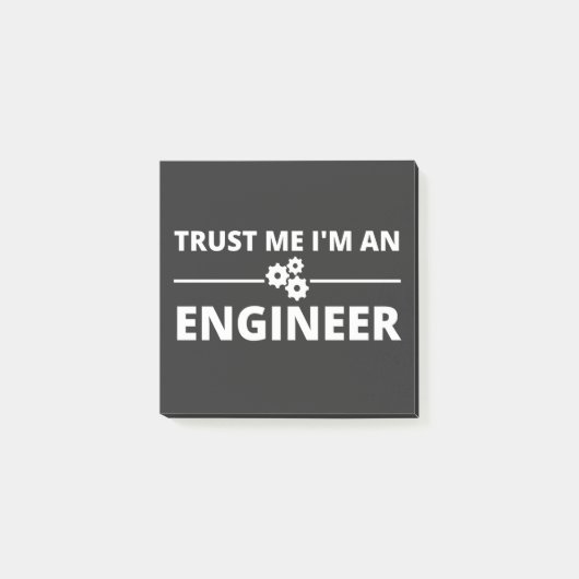 Trust me, I'm an Engineer ポストイット (正面)