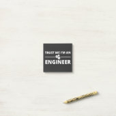 Trust me, I'm an Engineer ポストイット (デスク上)