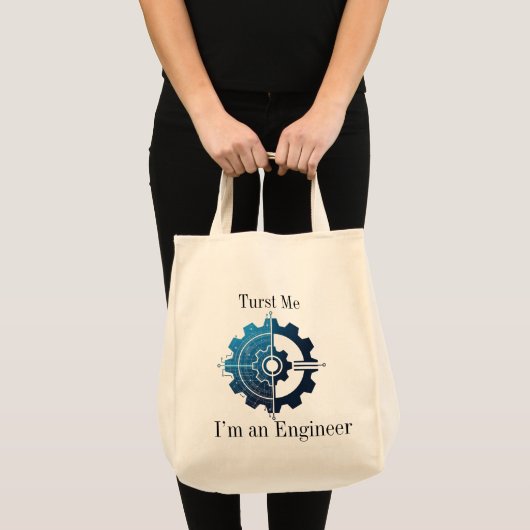 Trust Me, I'm an Engineer – 女性エンジニアT トートバッグ (正面(商品))