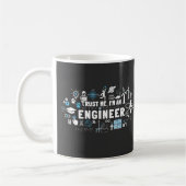 TRUST ME, I'M AN ENGINEER feat Maxwell Gleichungen コーヒーマグカップ (左)