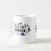 TRUST ME, I'M AN ENGINEER feat Maxwell Gleichungen コーヒーマグカップ (正面左)