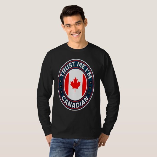Trust Me I'm Canadian Tシャツ (正面フル)