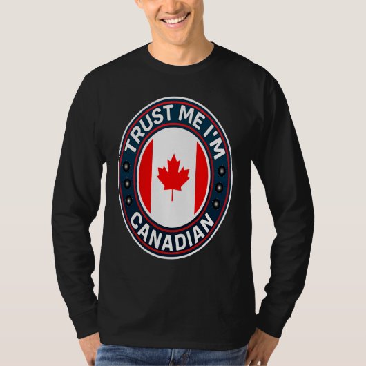 Trust Me I'm Canadian Tシャツ (正面)