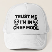 Trust Me - I'm In Chef Mode™ トラック運転手用ハット キャップ (正面)