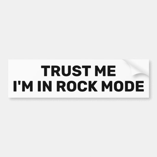 Trust Me - I'm In Rock Mode™ ステッカー (正面)