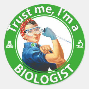 Trust me logoステッカーW/O引用文マーク ラウンドシール