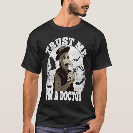 Trust me Medieval Plague Doctor Doctor Occult Taro Tシャツ (正面)