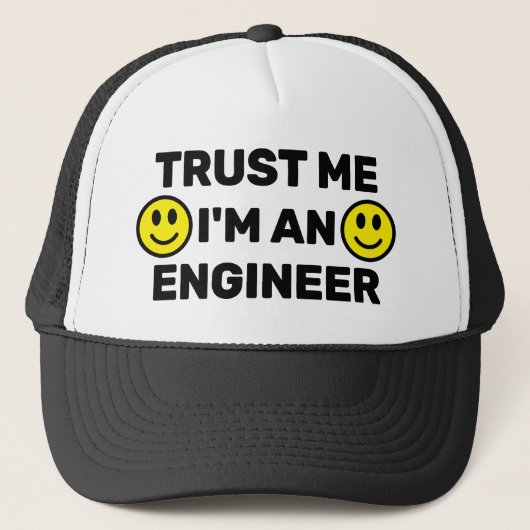 Trust Me Trucker Hat (Customize It!) キャップ (正面)