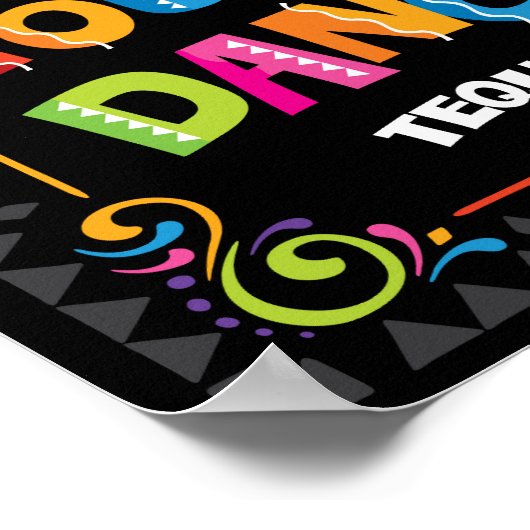 TRUST ME YOU CAN DANCE Tequila Party Sign Print ポスター (角)