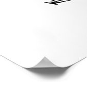 Trust Motivational Quote Wall Print ポスター (角)