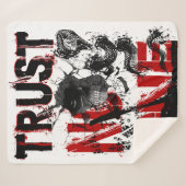 Trust No One シェルパブランケット (正面(横))
