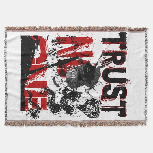 Trust No One スローブランケット (正面)