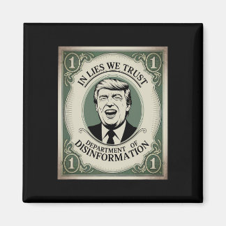 “trust Nobody” - Trump Nknote Parody 2  マグネット