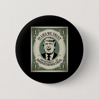 “trust Nobody” - Trump Nknote Parody 2  缶バッジ