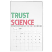 trust science Calendar カレンダー (2月 2027)