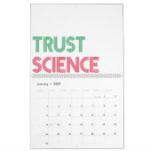 trust science Calendar カレンダー (1月 2027)
