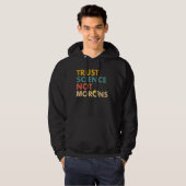 Trust Science Not Morons おもしろい Scientific パーカ (正面フル)