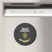 Trust Science not Morons マグネット (インサイチュ (食洗機))