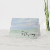 Trust the Journey 7x5 Note Card サンキューカード (正面)