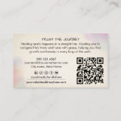 Trust The Journey Butterfly Flight Path Therapist 名刺 (裏面)