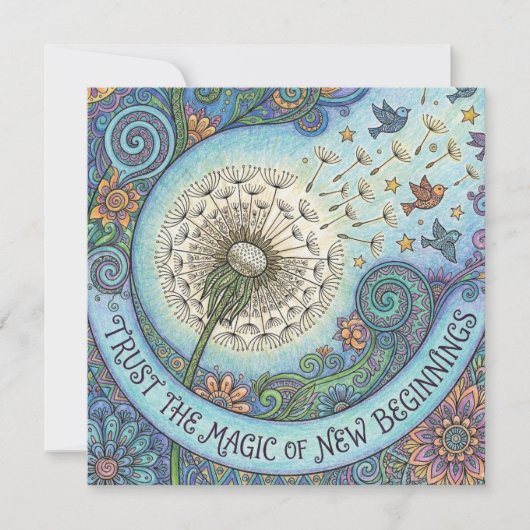 Trust The Magic of New Beginnings Card シーズンカード (正面)