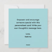 Trust The Magic of New Beginnings Card シーズンカード (裏面)