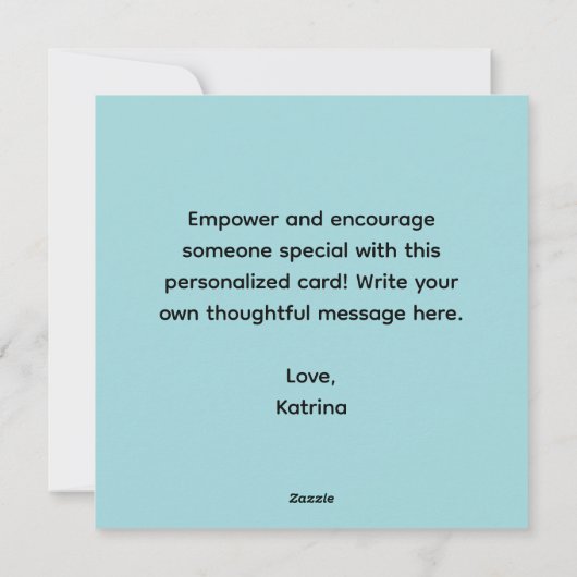 Trust The Magic of New Beginnings Card シーズンカード (裏面)