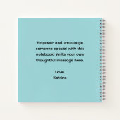 Trust The Magic of New Beginnings Spiral Notebook ノートブック (裏面)