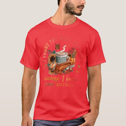 Trust the Net Chapter コーヒー ジョーク Tシャツ (正面)