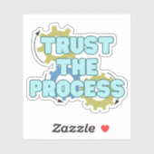 trust the process シール (シート)