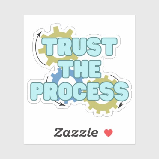 trust the process シール (シート)