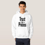 Trust the Process Motivational Men's Hoodie パーカ (正面フル)