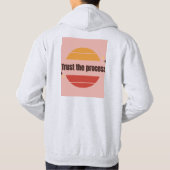 Trust the Process t shirt design  パーカ (裏面)