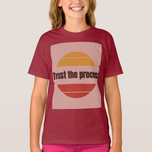 Trust the Process t shirt design  Tシャツ (正面)