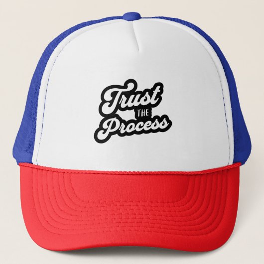Trust The Process Trucker Hat キャップ (正面)