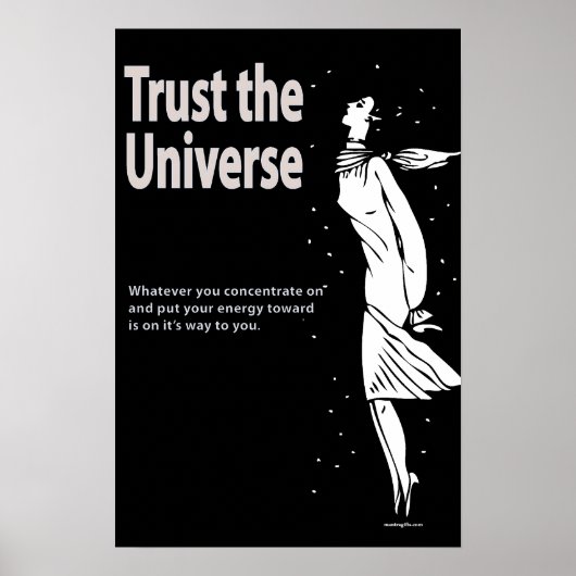 Trust the Universe Poster ポスター (正面)